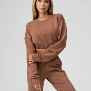 Buffbunny lux Cropped Sweatshirt